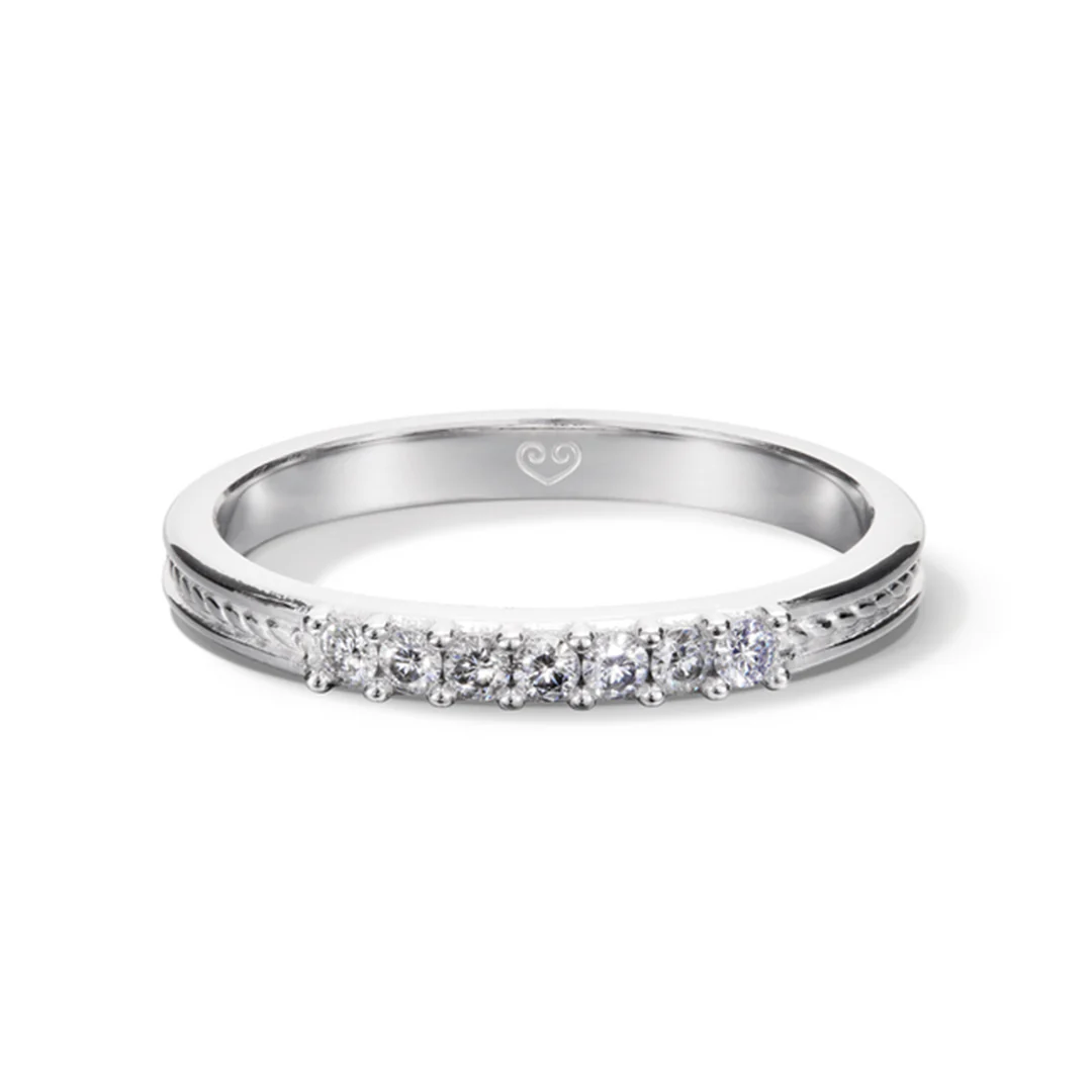 Kalevala Ikiaikainen sormus, 14K valkokultaa, 0,14ct, Kalevala Love, 541000112D - Image 2