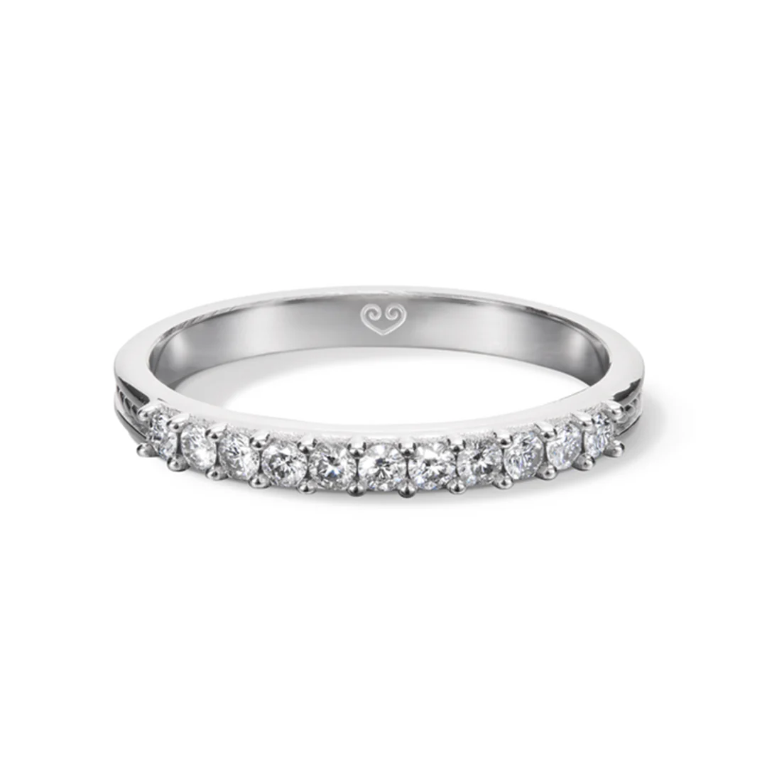 Kalevala Ikiaikainen sormus, 14K valkokultaa, 0,22ct, Kalevala Love, 541000114D - Image 2