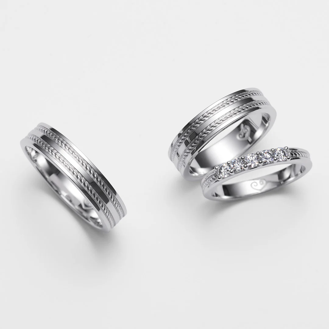 Kalevala Ikiaikainen sormus, 14K valkokultaa, 0,30ct, Kalevala Love, 541000116D - Image 3