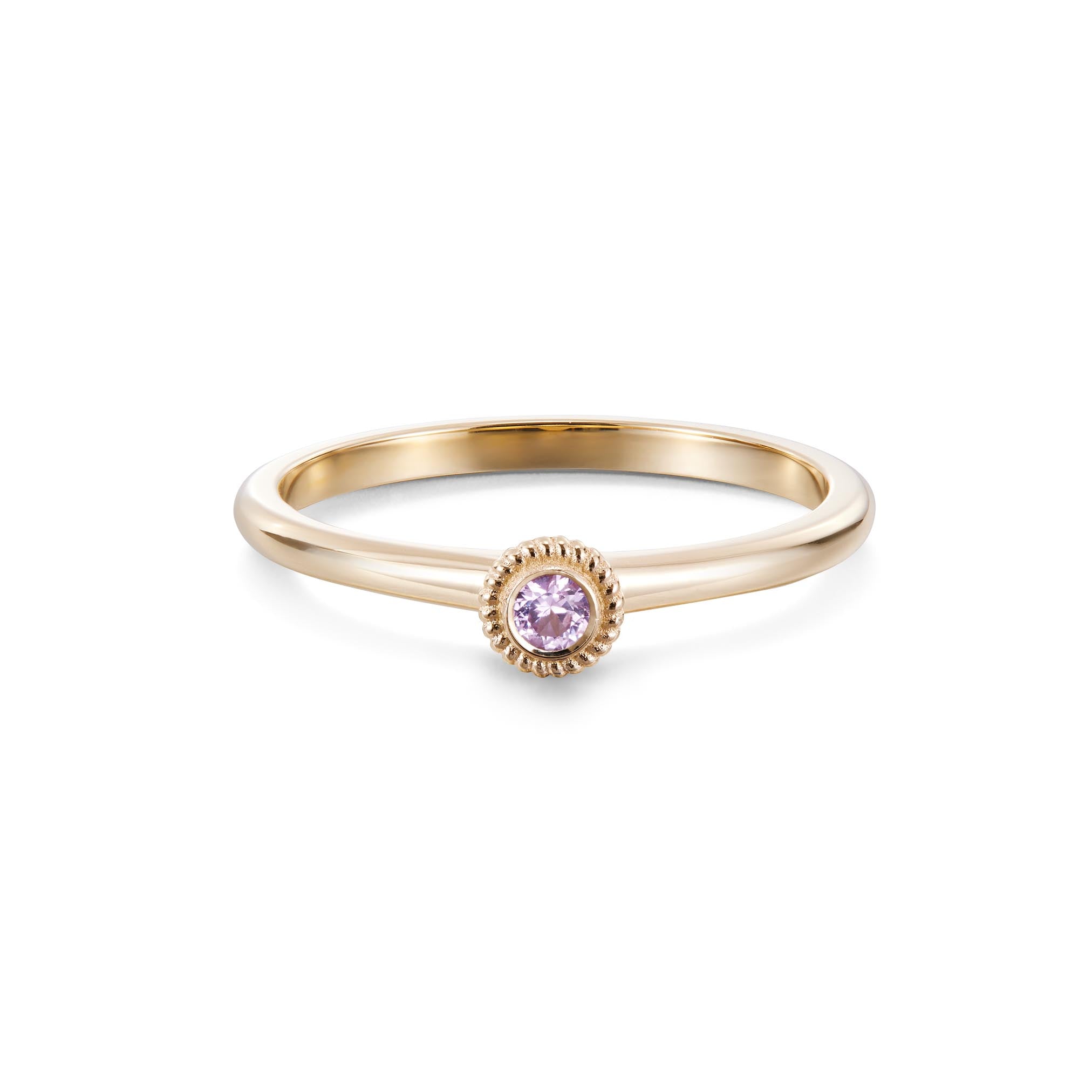 Kalevala Valittu sormus, 14K keltakultaa, pinkki safiiri, Kalevala Love, 141000001S - Image 2