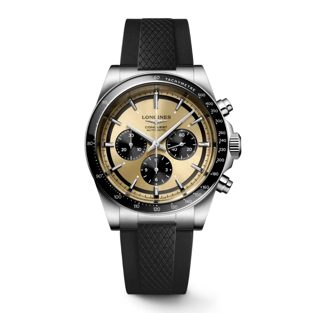 Longines Conquest Chronograph, 42mm, rannekello L38354329