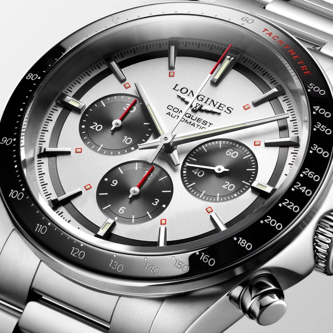 Longines Conquest Chronograph rannekello L38354726 - Image 4