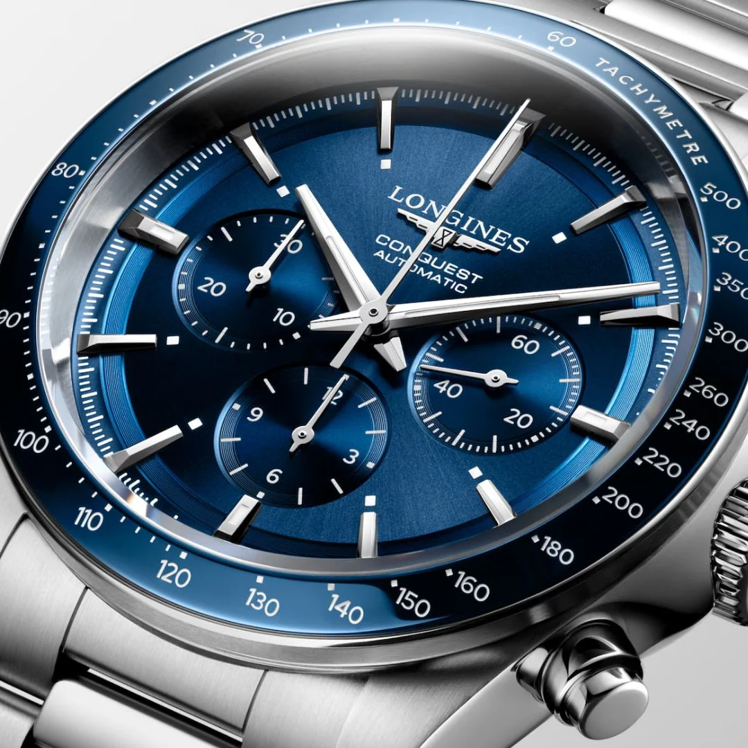 Longines Conquest Chronograph rannekello L38354926 - Image 4