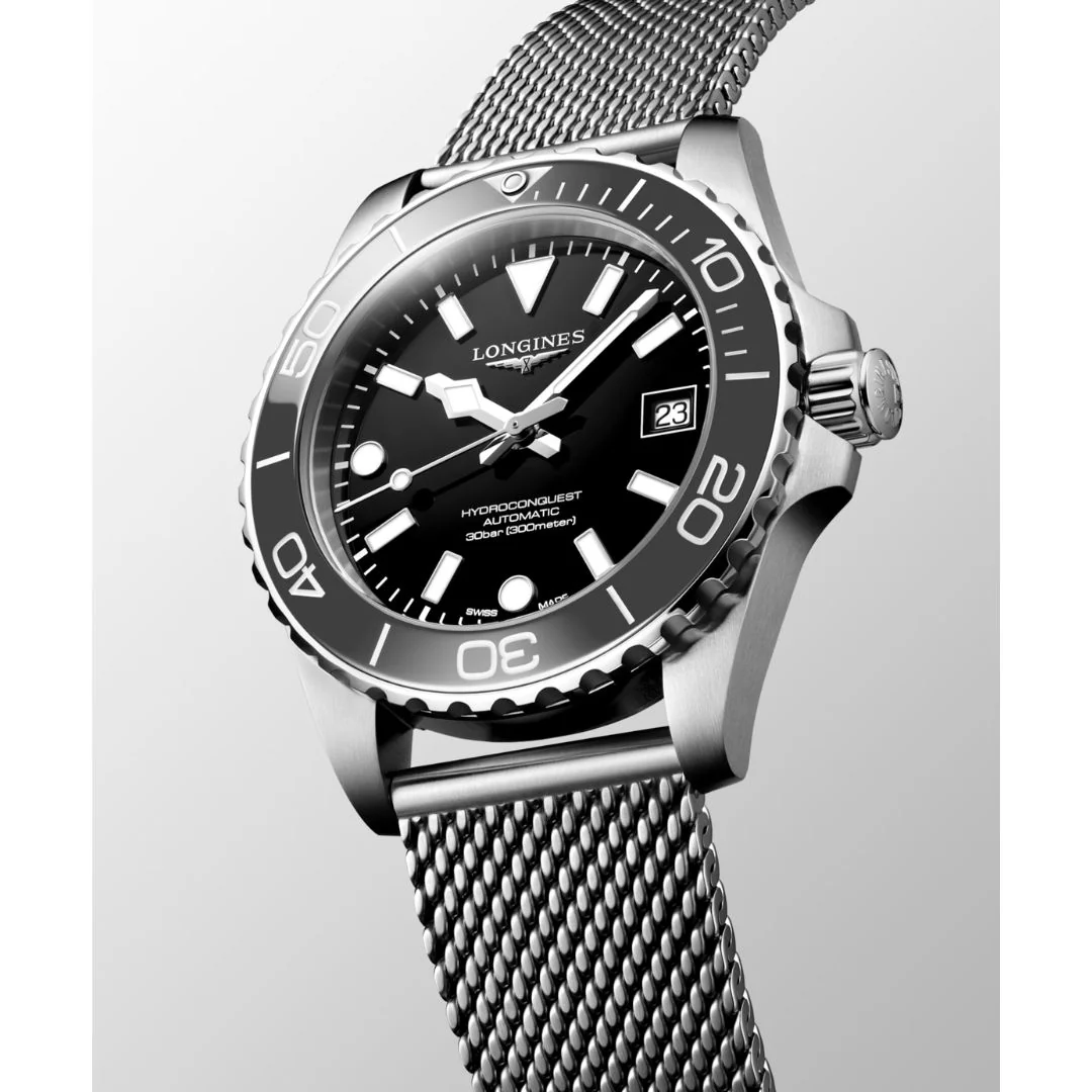 Longines HydroConquest, 39mm, rannekello, L37794706 - Image 4
