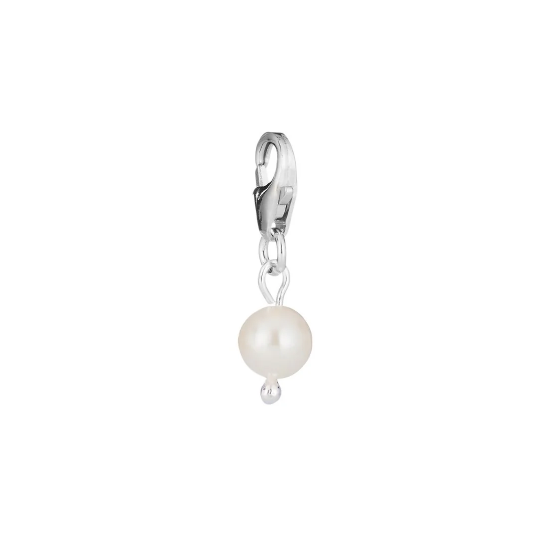 Lumoava Helmi Charm, hopeaa