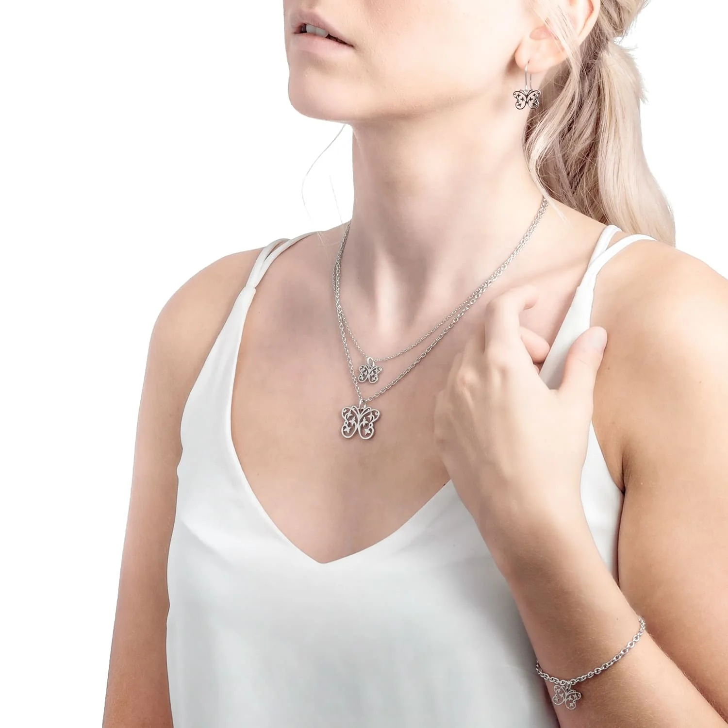 Lumoava Hento, hopeakorvakorut - Image 3
