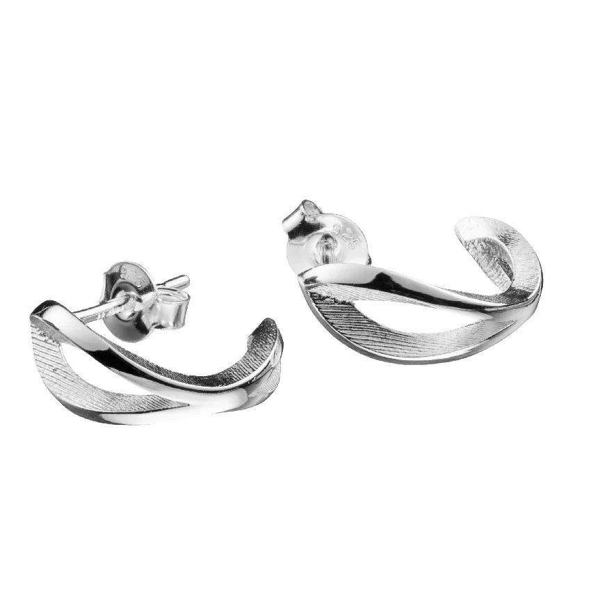 Lumoava Kaisla, hopeakorvakorut 6x16 mm