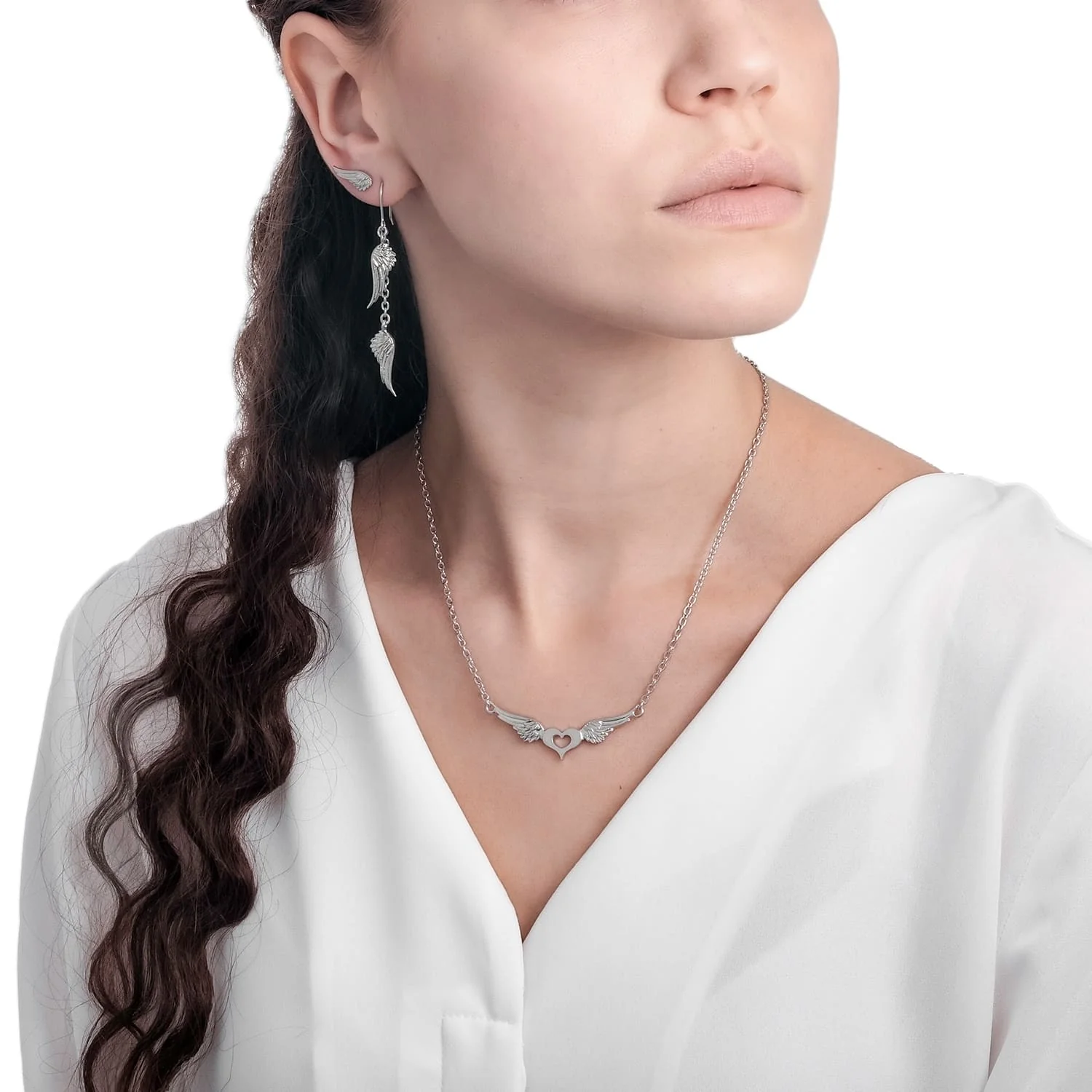 Lumoava Rakkain, hopeakaulakoru - Image 2
