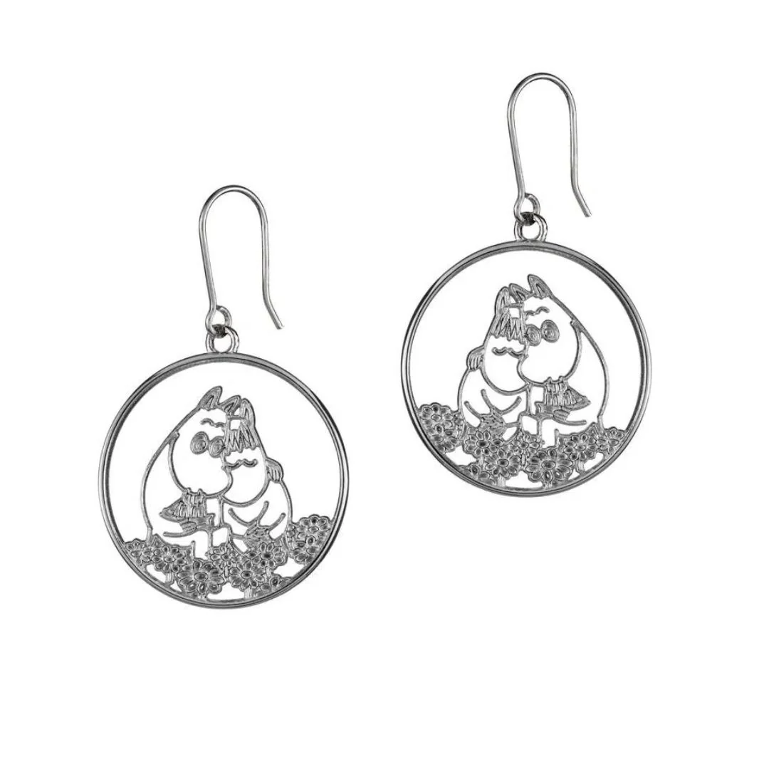 Lumoava x Moomin, Rakkaus korvakorut, hopeaa