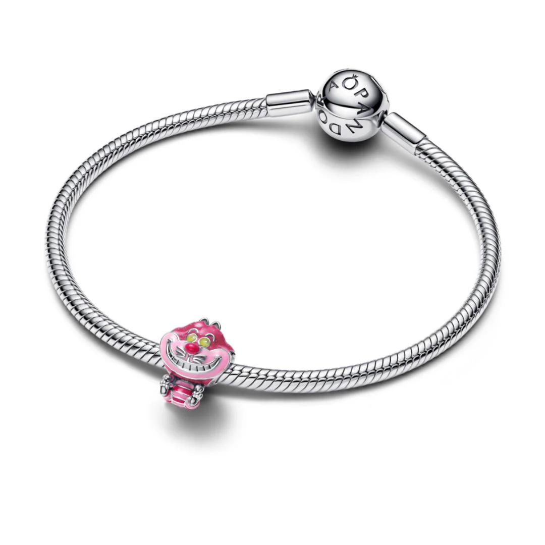 Pandora Disney Alice in Wonderland Cheshire Cat hela, hopea, 794025C01 - Image 3
