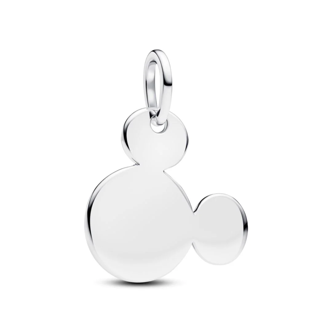 Pandora Disney Mickey Mouse Engravable hela, hopea, 793994C00