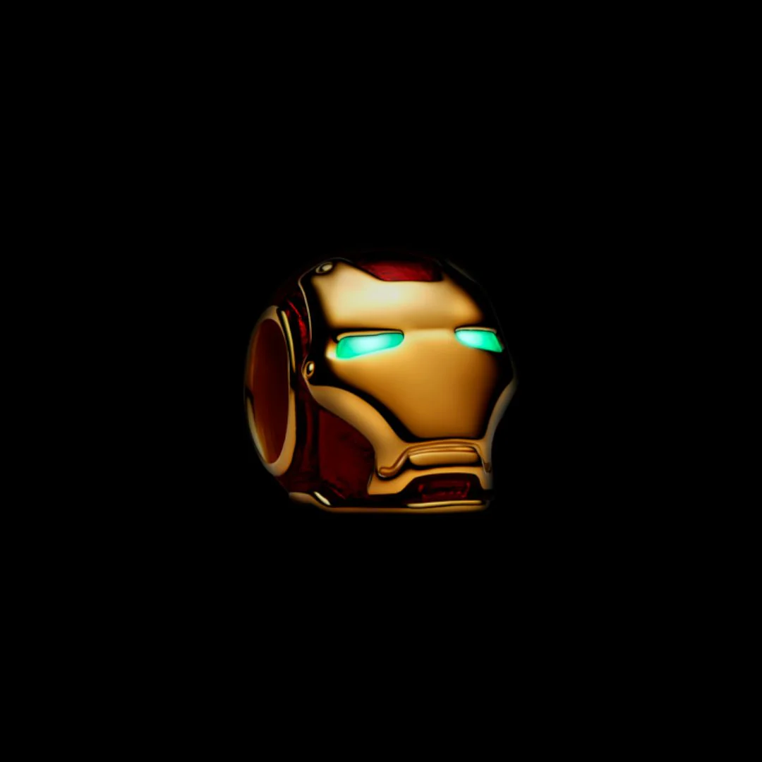 Pandora Marvel Iron Man Helmet hela, hopea, 764213C01 - Image 2