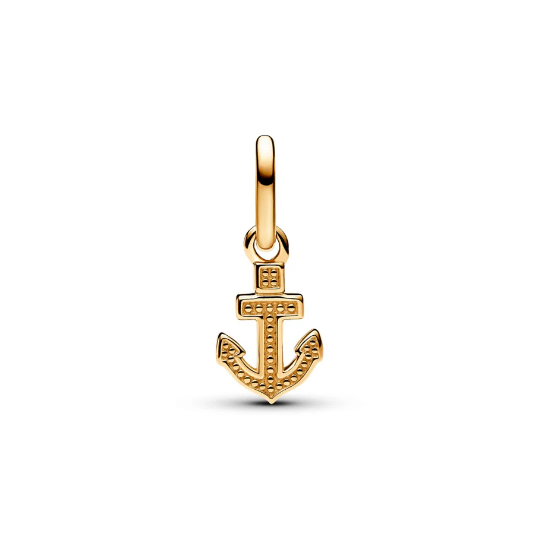 Pandora ME Anchor Mini Dangle hela, keltakullattu, 763369C01 - Image 2