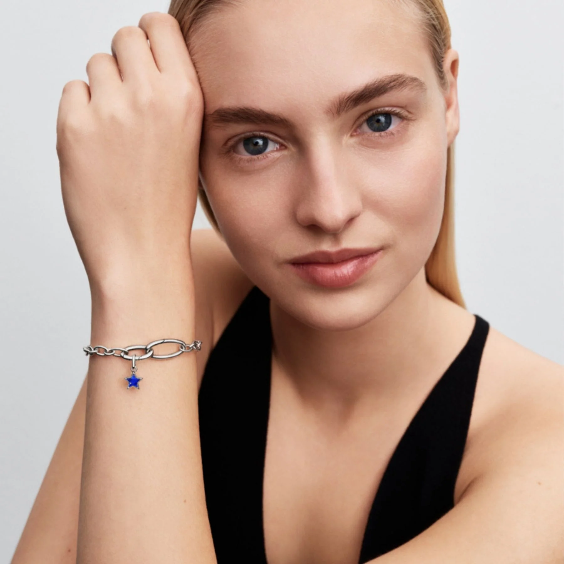 Pandora ME Blue Star Mini hela, hopeaa, 794613C01 - Image 5