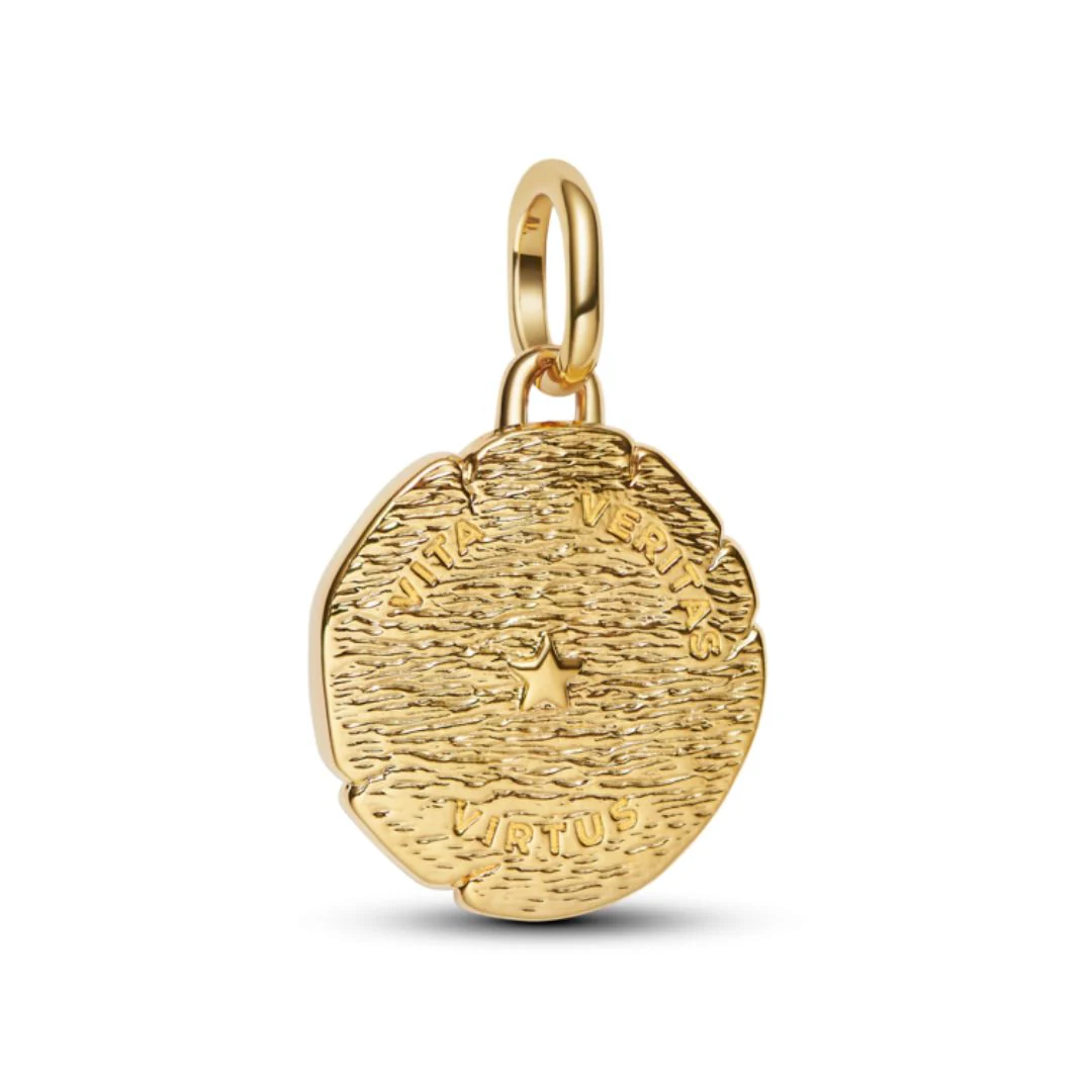 Pandora ME Lion Medallion hela, keltakullattu, 763974C01 - Image 2