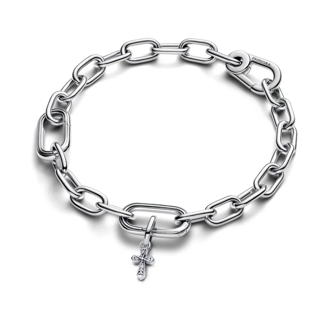 Pandora ME Sparkling Cross Mini hela, hopea, 793044C01 - Image 2