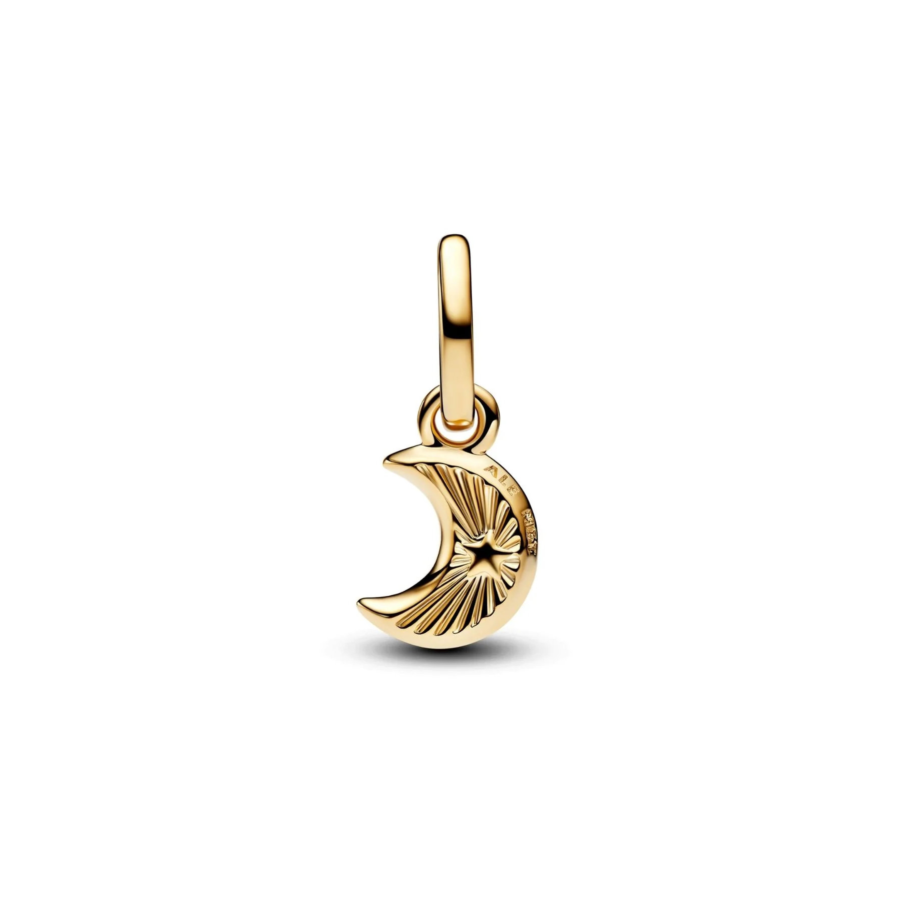 Pandora ME White Crescent Moon Mini hela, keltakullattu, 764614C01 - Image 2