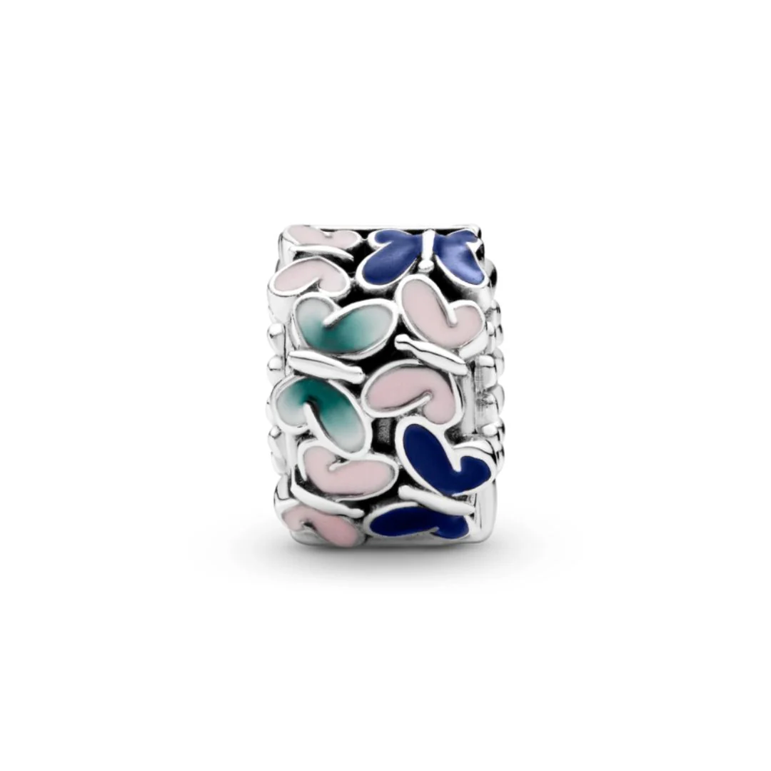 Pandora Moments Butterflies lukkopala, hopea, 797863ENMX - Image 3