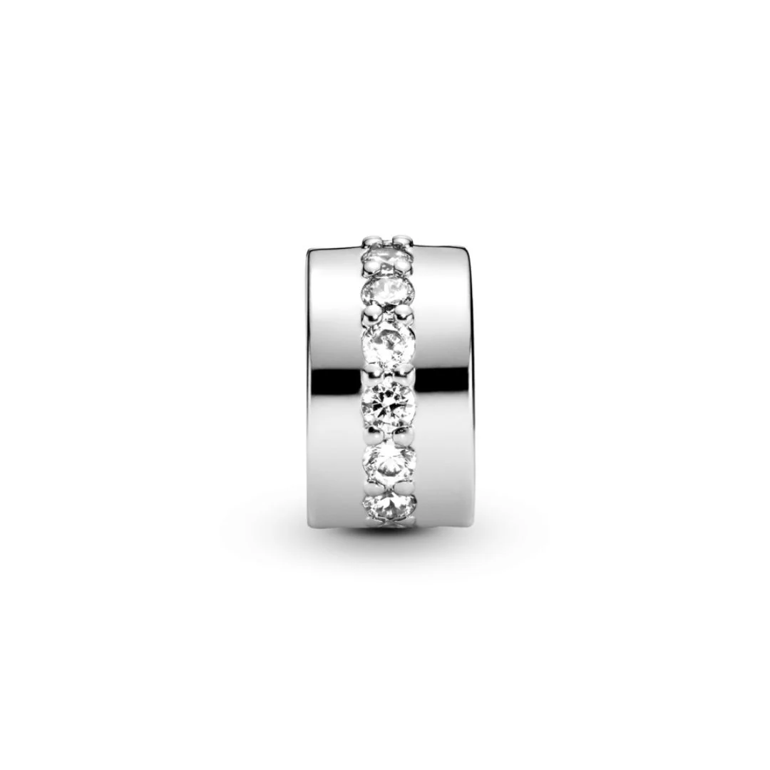 Pandora Moments Clear Sparkling lukkopala, hopea, 791972CZ - Image 2