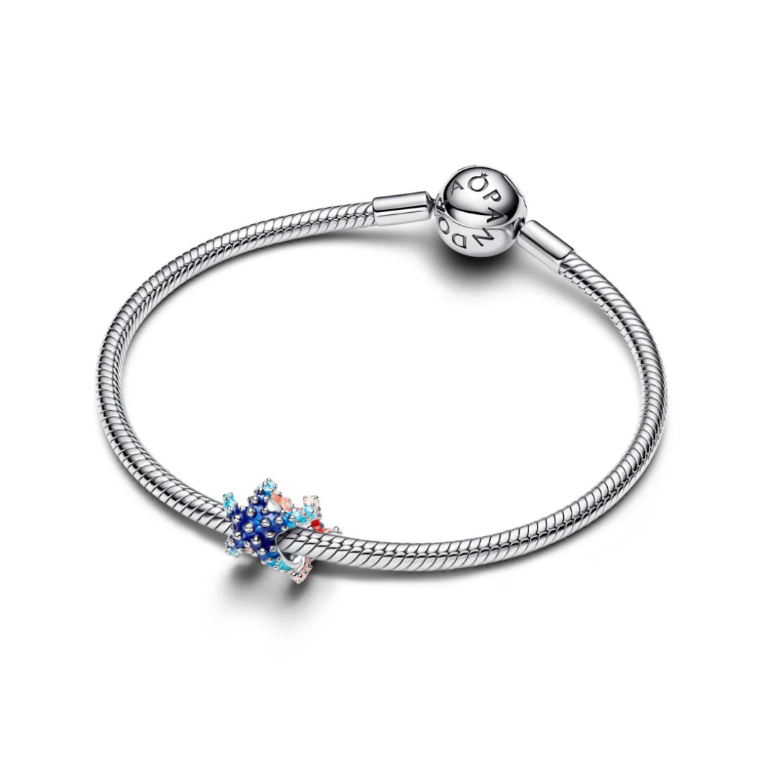 Pandora Moments Colourful Starfish Mini hela, hopea, 793817C01 - Image 3