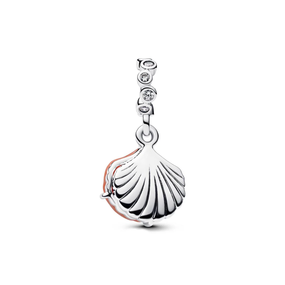 Pandora Moments Coral-coloured Shell Double hela, hopea, 793821C01 - Image 2