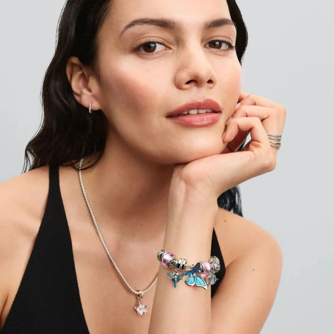 Pandora Moments Dragonfly Double hela, hopea, 793745C01 - Image 5