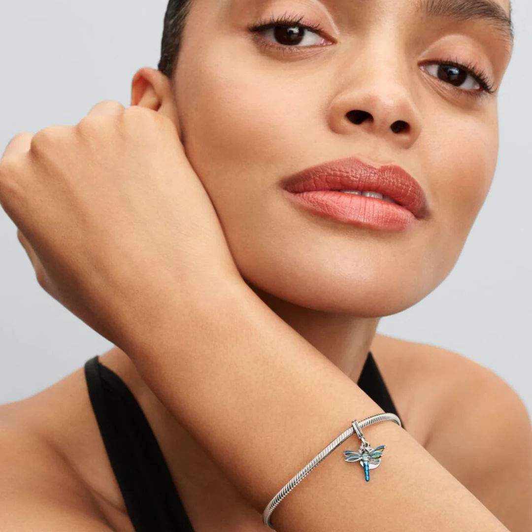 Pandora Moments Dragonfly Double hela, hopea, 793745C01 - Image 6