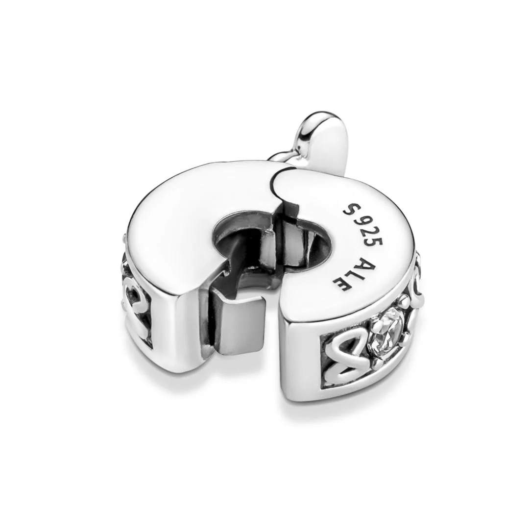 Pandora Moments Family Always lukkopala, hopea, 791151C01 - Image 3