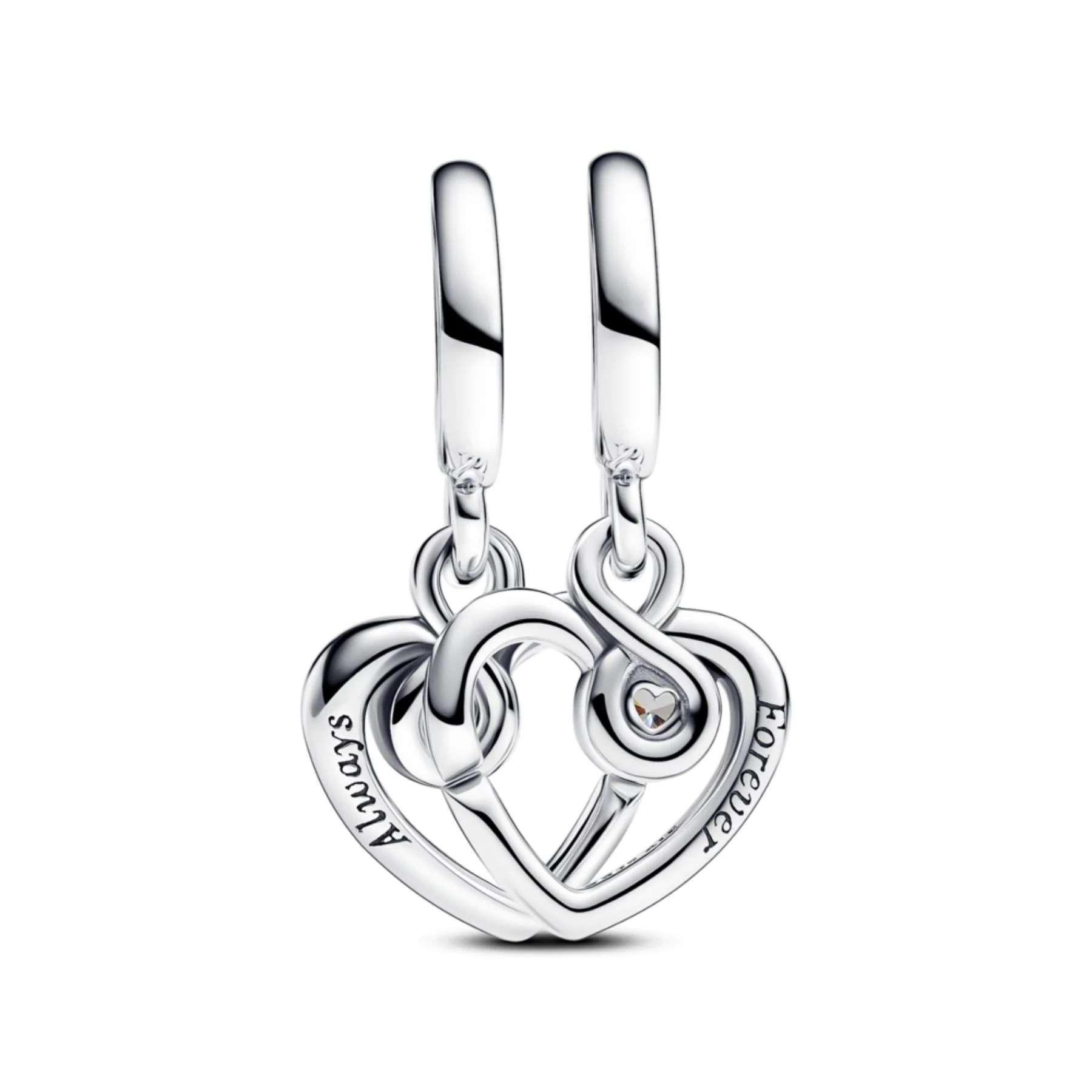 Pandora Moments Forever & Always jaettava hela, hopea, 793232C01 - Image 2