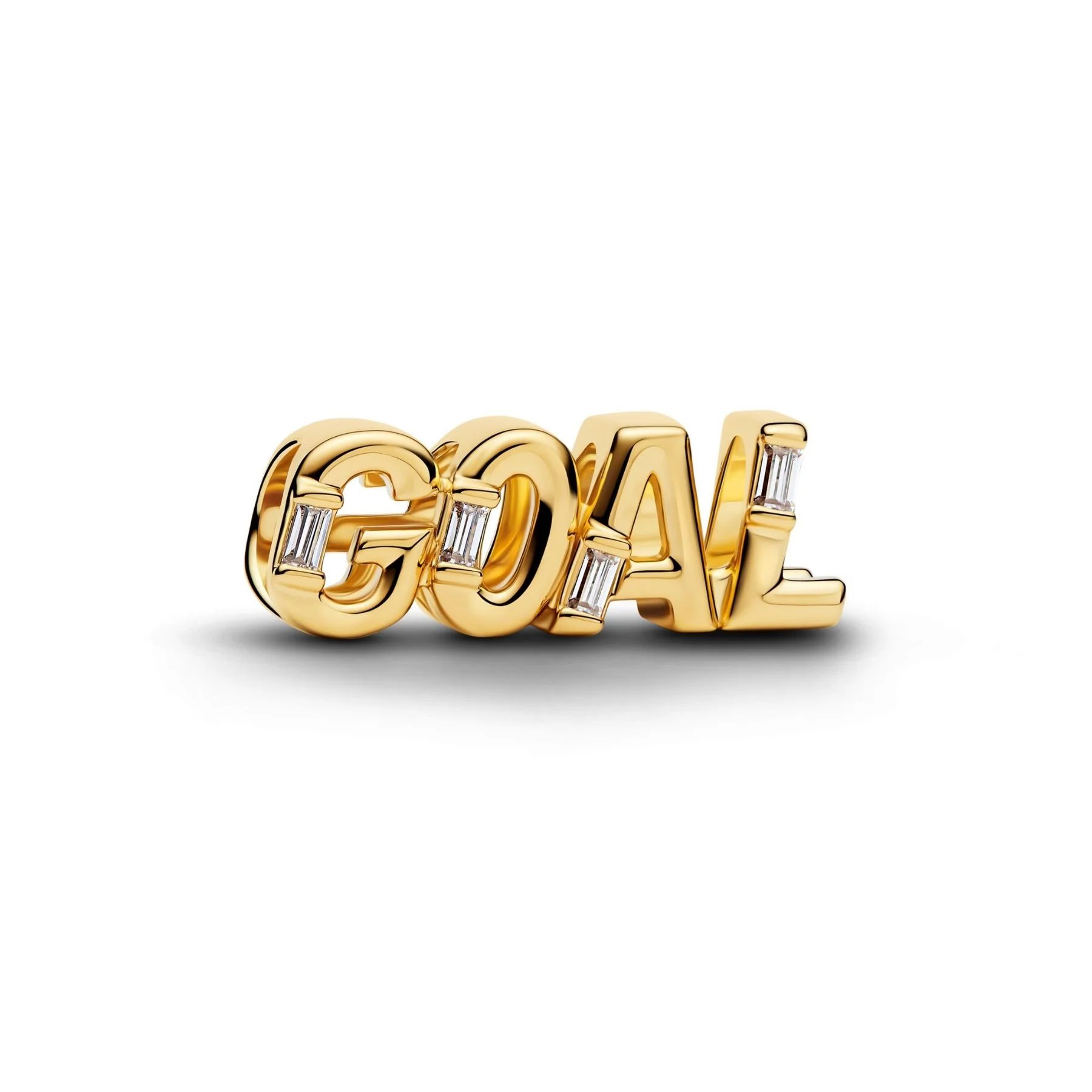 Pandora Moments Goal Script hela, keltakullattu, 764709C01