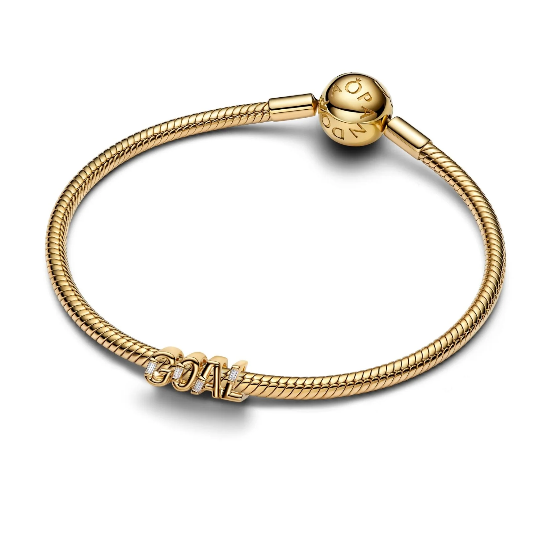 Pandora Moments Goal Script hela, keltakullattu, 764709C01 - Image 2