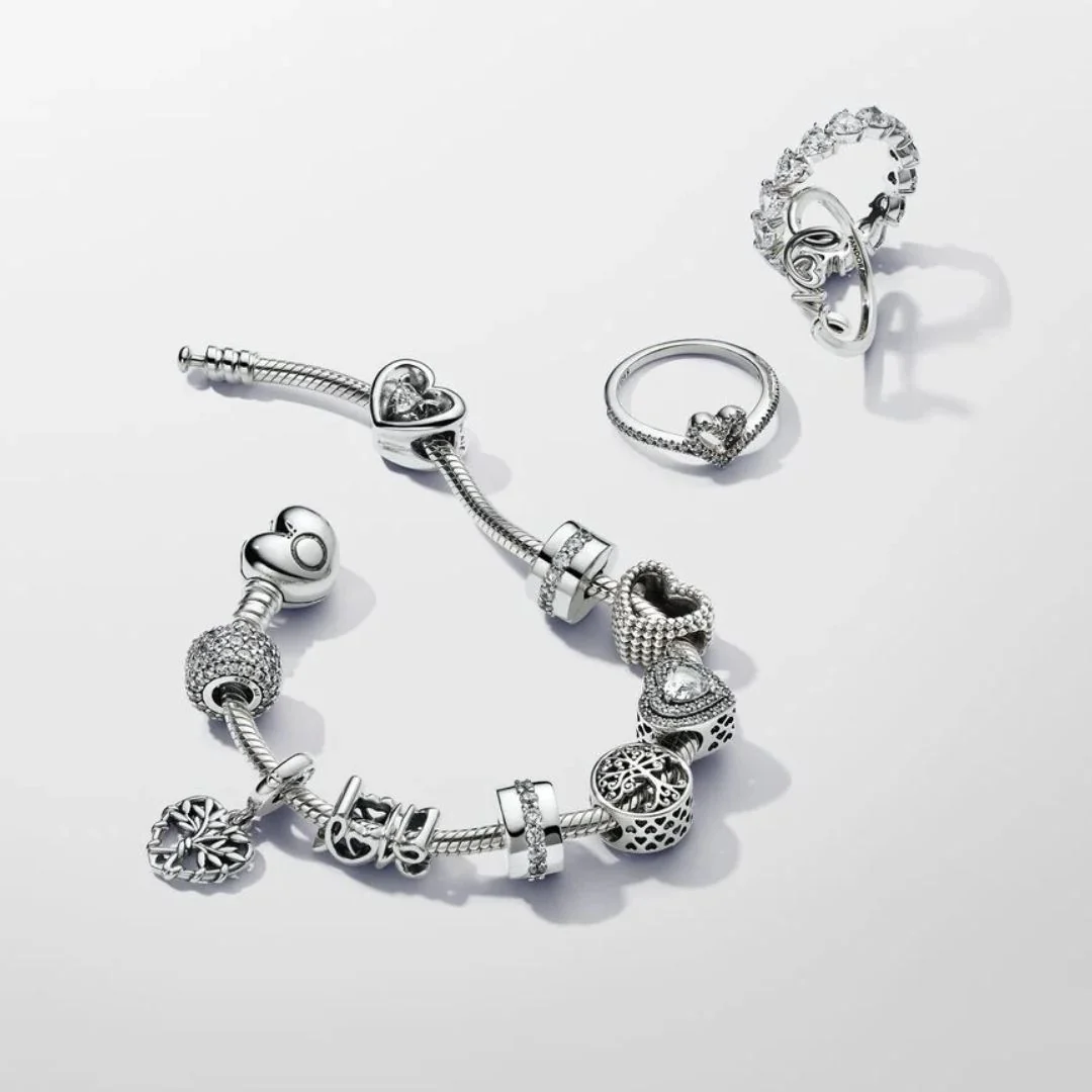 Pandora Moments Heart Family Tree hela, hopea, 799149C00 - Image 6