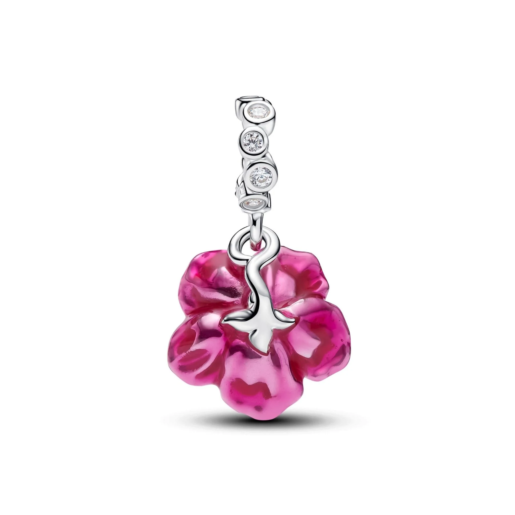 Pandora Moments Hibiscus hela, hopeaa, 794698C01 - Image 2