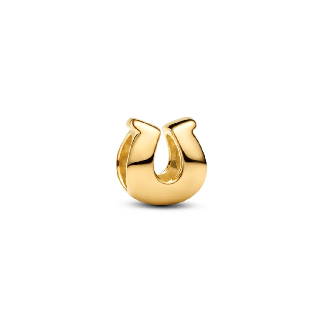 Pandora Moments Horseshoe mini hela, keltakullattu, 764517C00