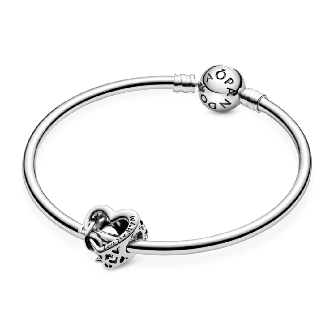 Pandora Moments Love You Mom Infinity Heart hela, hopea, 798825C00 - Image 4