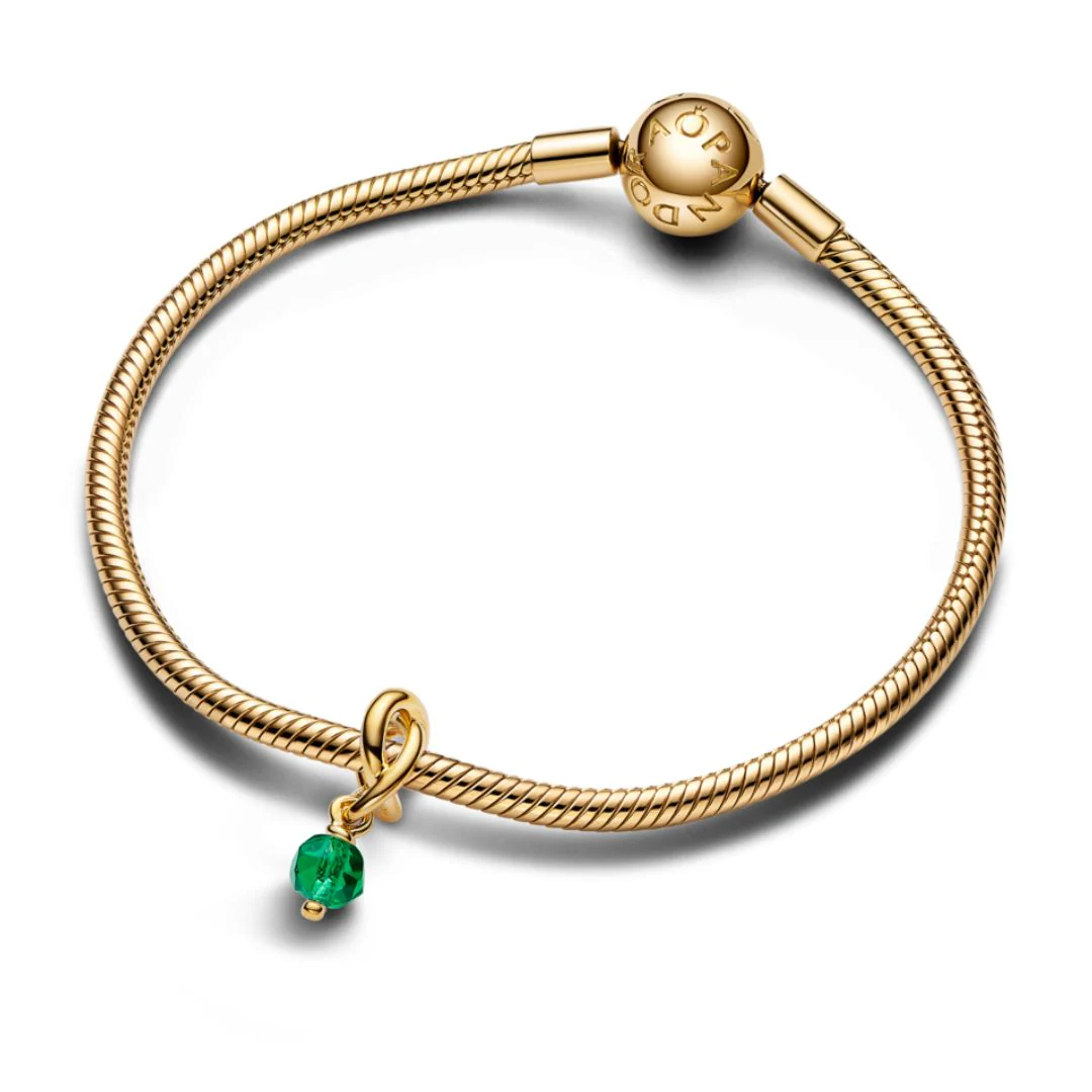 Pandora Moments May Royal Green Circle hela, keltakullattu, 763462C05 - Image 2