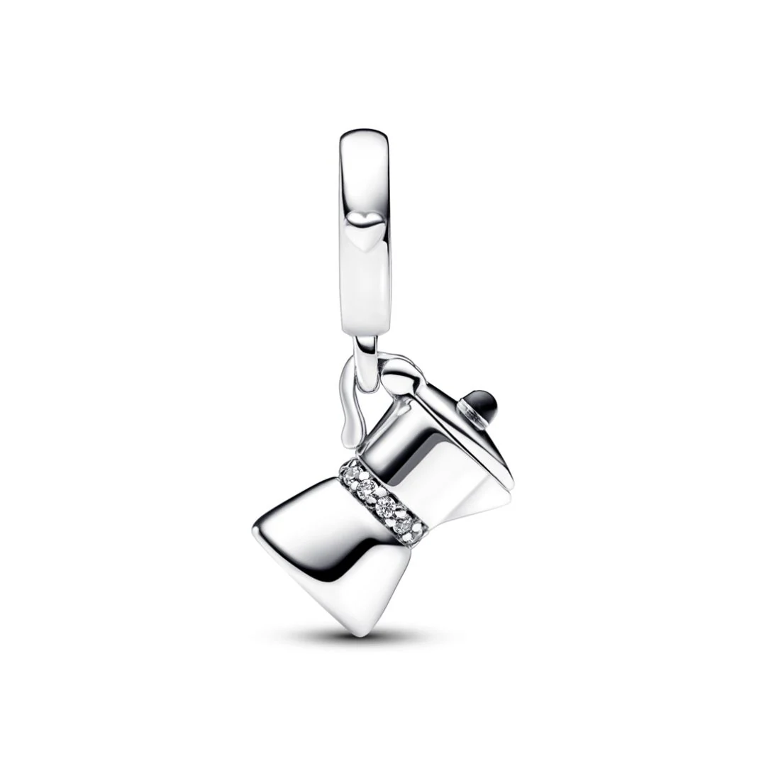 Pandora Moments Moka Pot Dangle hela, hopea, 792679C01 - Image 2