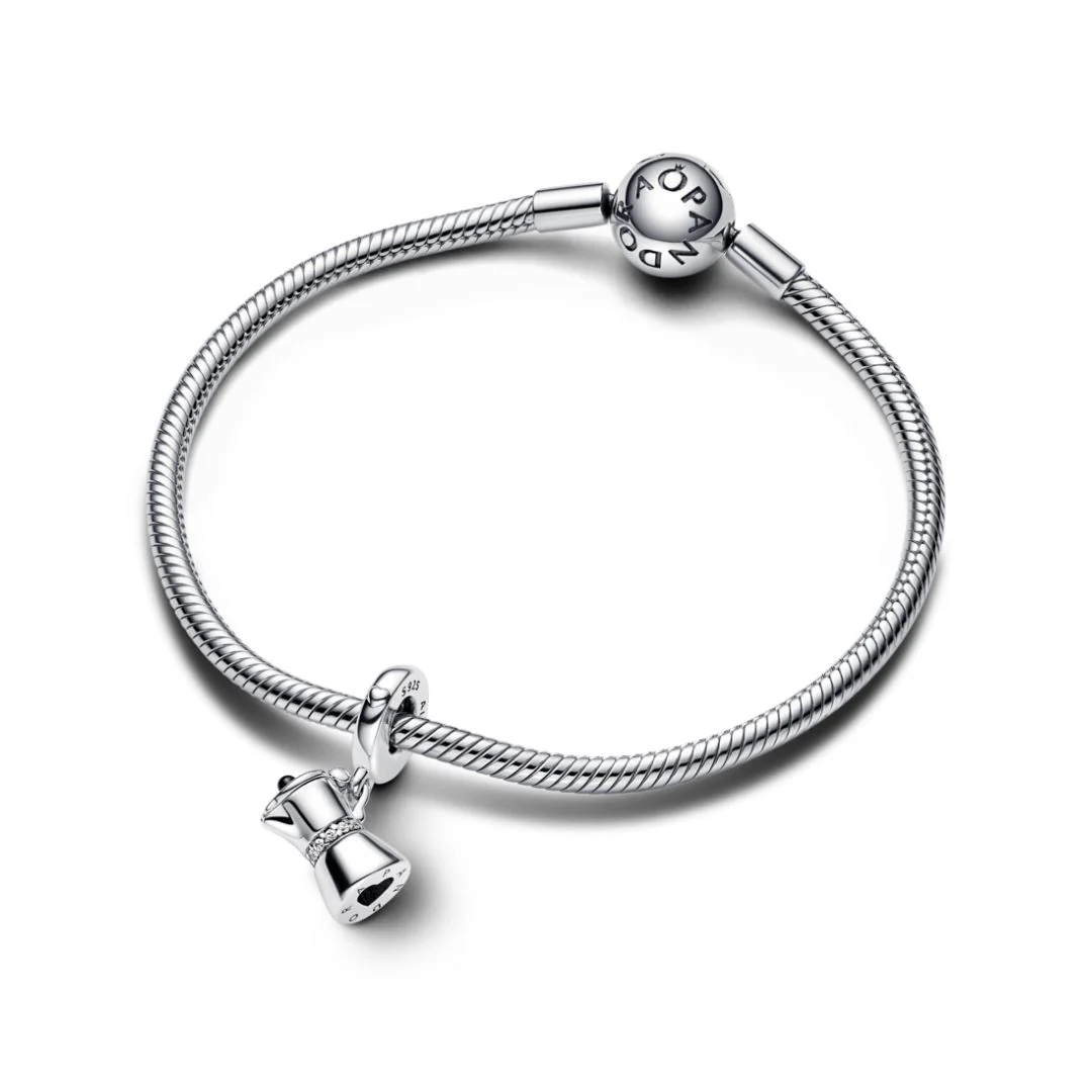 Pandora Moments Moka Pot Dangle hela, hopea, 792679C01 - Image 3