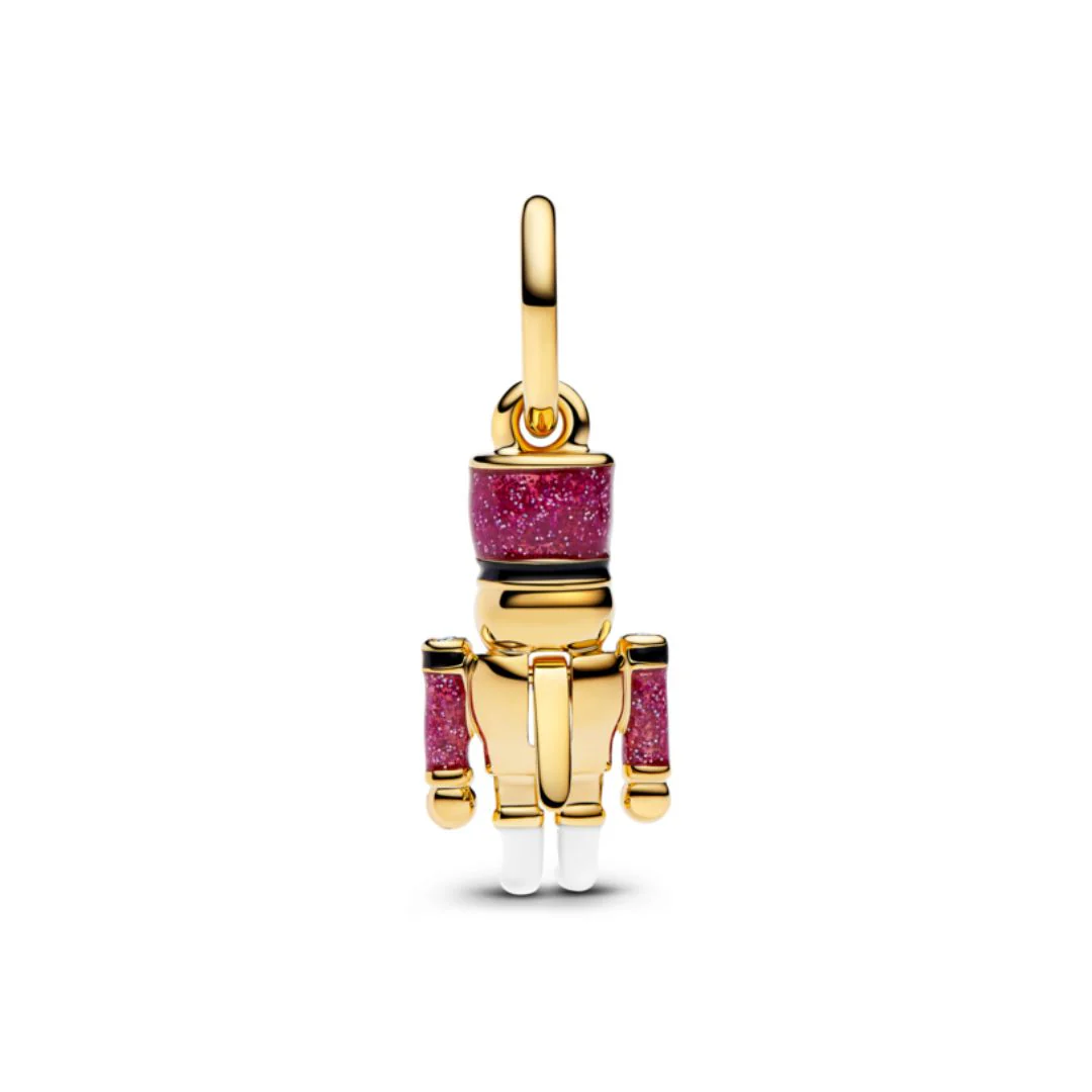 Pandora Moments Moveable Nutcracker hela, keltakullattu, 763583C01 - Image 2