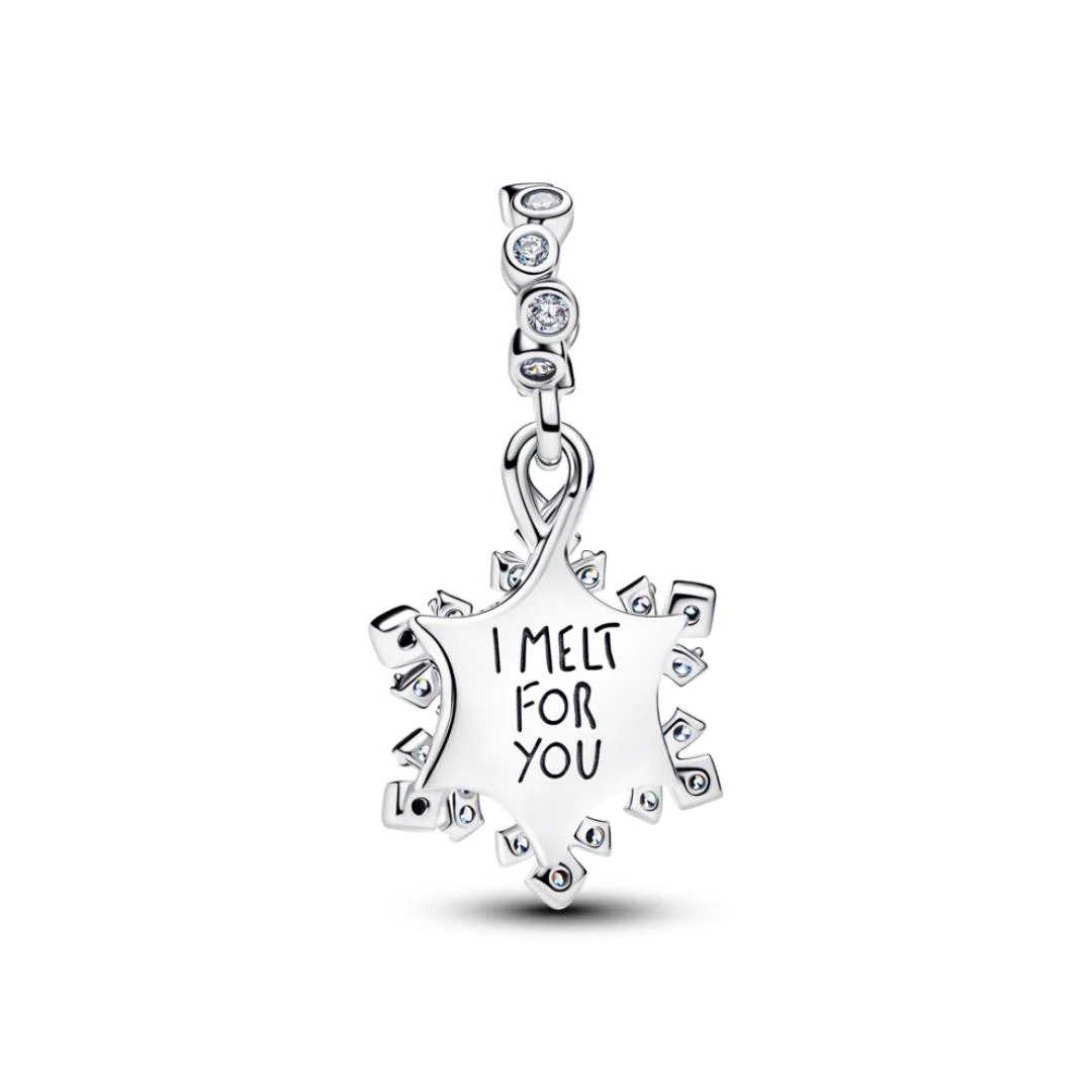 Pandora Moments Opalescent Snowflake Double hela, hopea, 794142C01 - Image 2