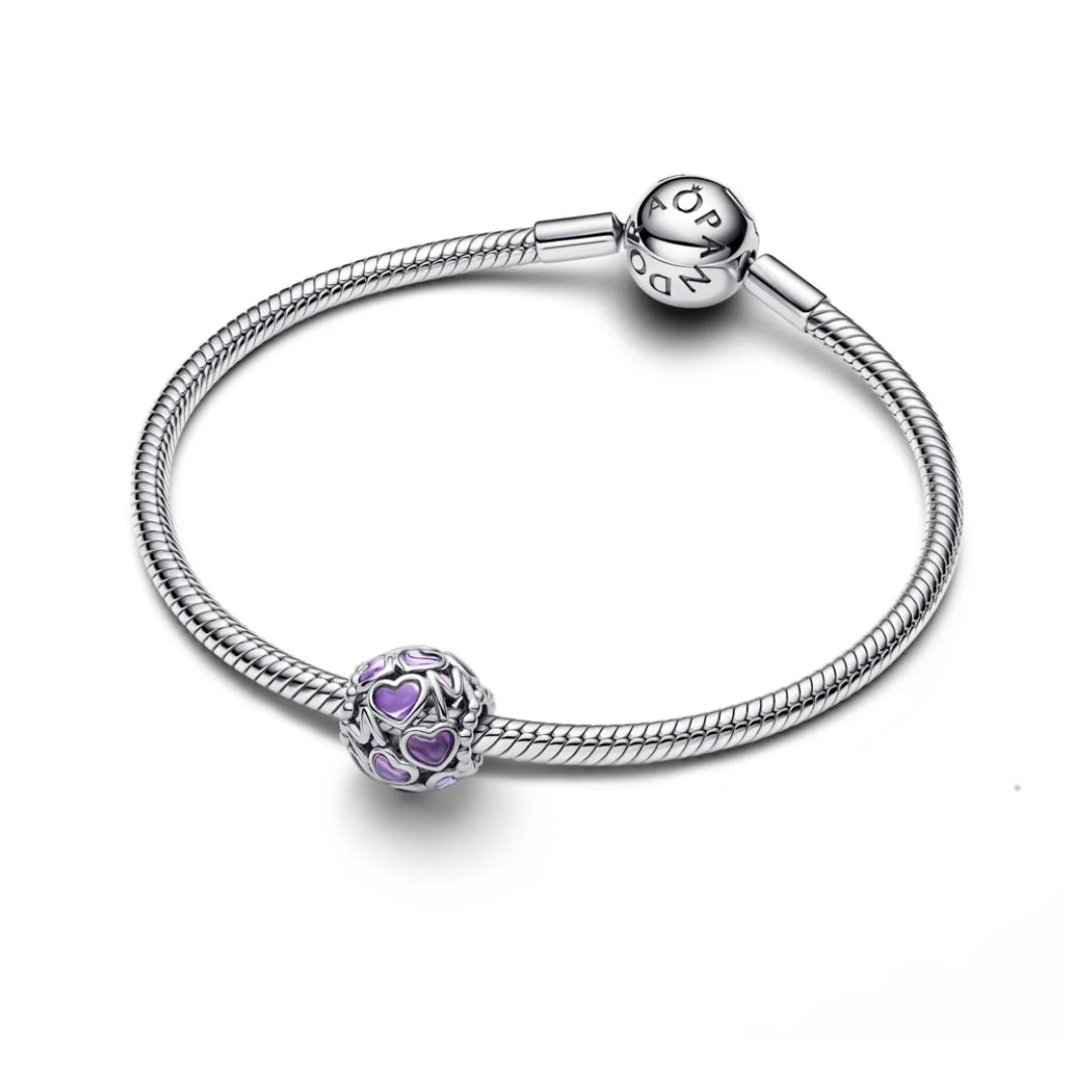 Pandora Moments Openwork Hearts Mom hela, hopea, 793772C01 - Image 2