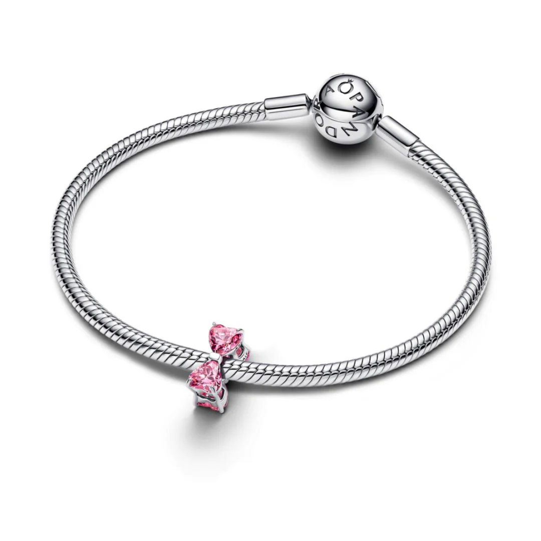 Pandora Moments Pink Bow hela, hopea, 794253C01 - Image 3