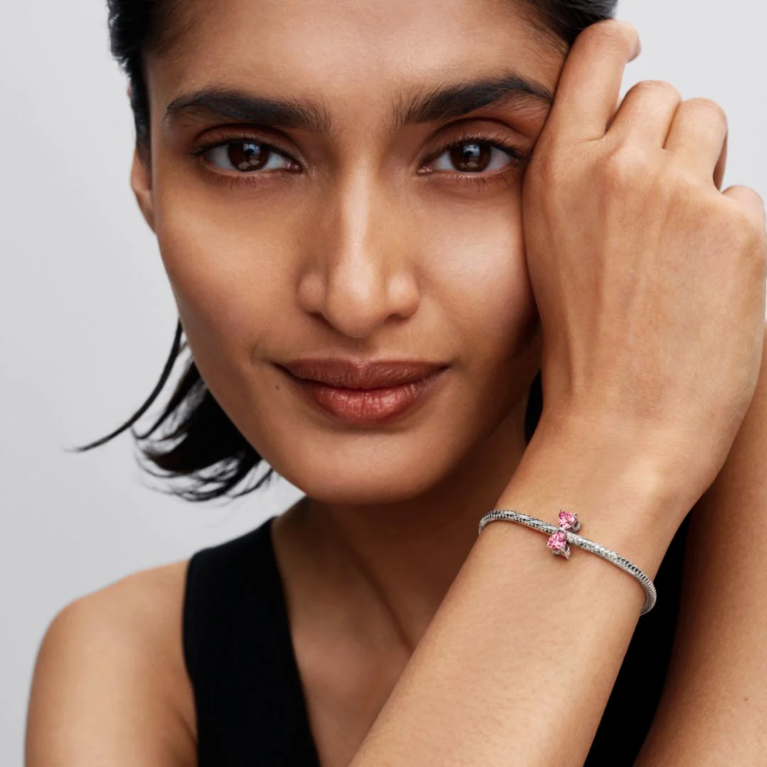 Pandora Moments Pink Bow hela, hopea, 794253C01 - Image 4