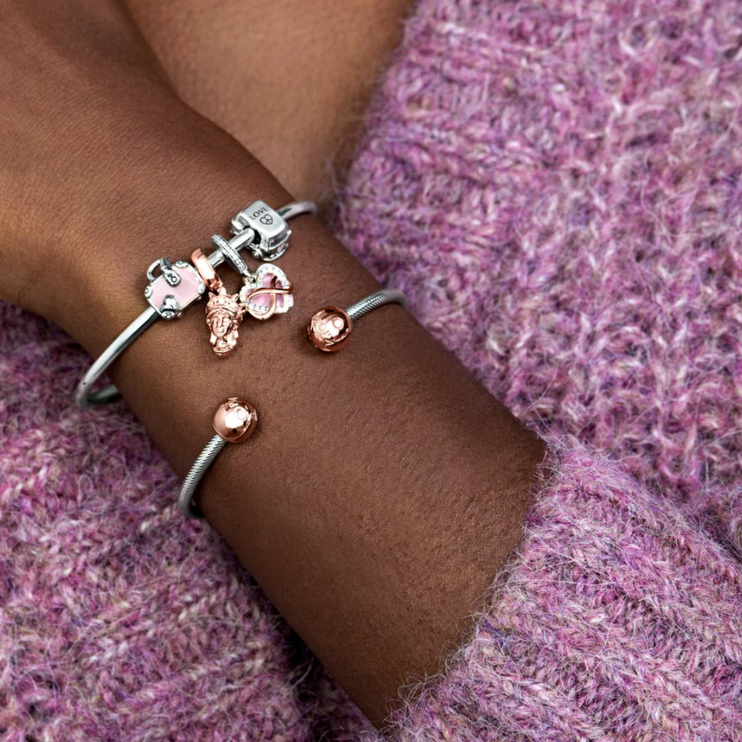 Pandora Moments Pink Travel Bag hela, hopea, 798063EN124 - Image 4