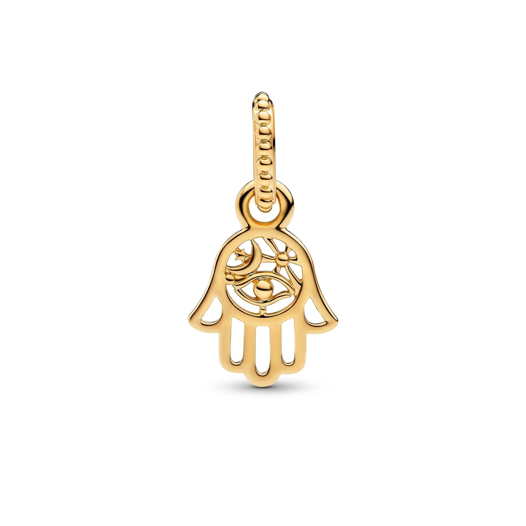 Pandora Moments Protective Hamsa Hand hela, keltakullattu, 769144C00 - Image 2