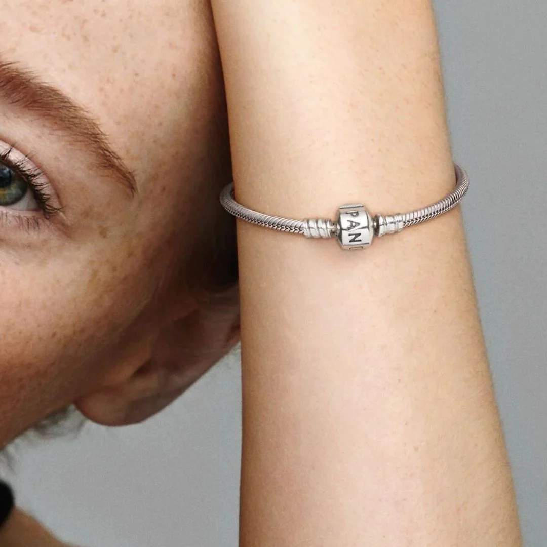 Pandora Moments Silver Clasp rannekoru, hopea, 590702HV - Image 3
