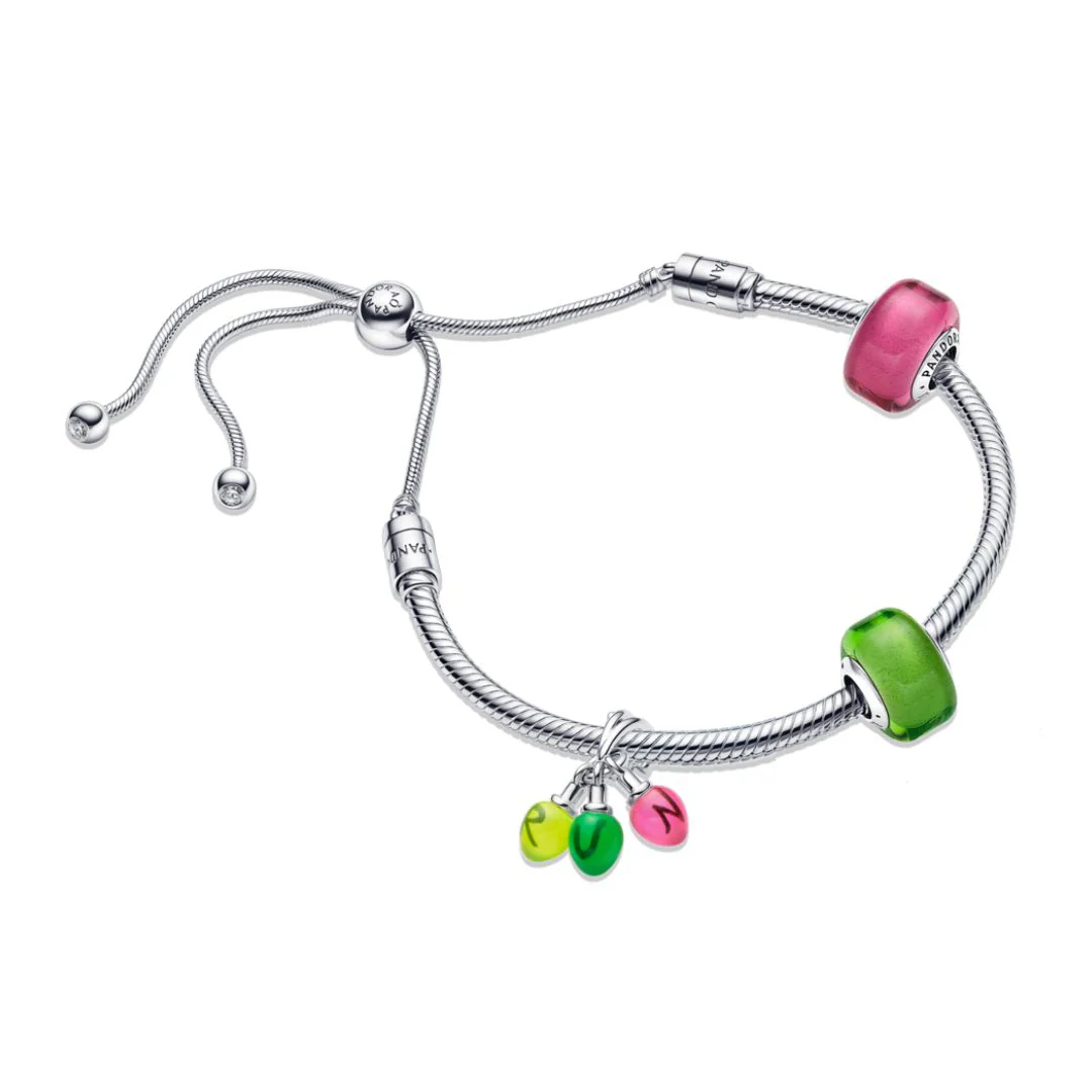 Pandora Moments Snake Chain Slider rannekoru, hopea, 599652C01-2 - Image 3