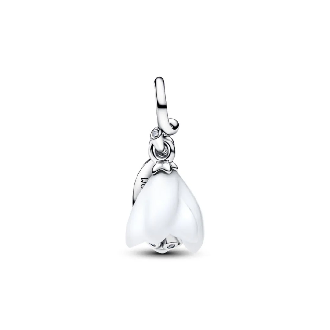 Pandora Moments Snowdrop Flower hela, hopea, 794239C01 - Image 2