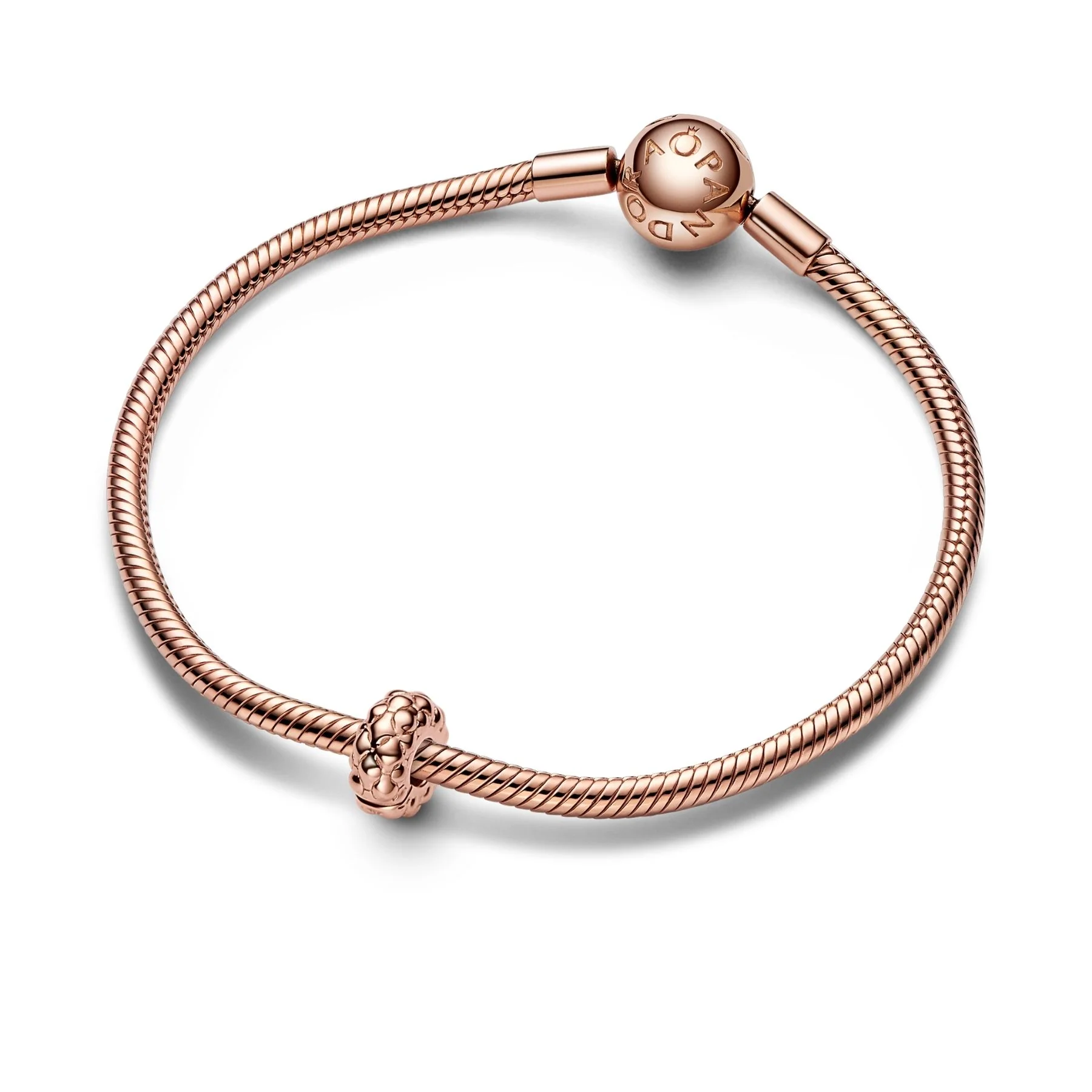 Pandora Moments Studded lukkopala, ruusukullattu, 782716C00 - Image 3