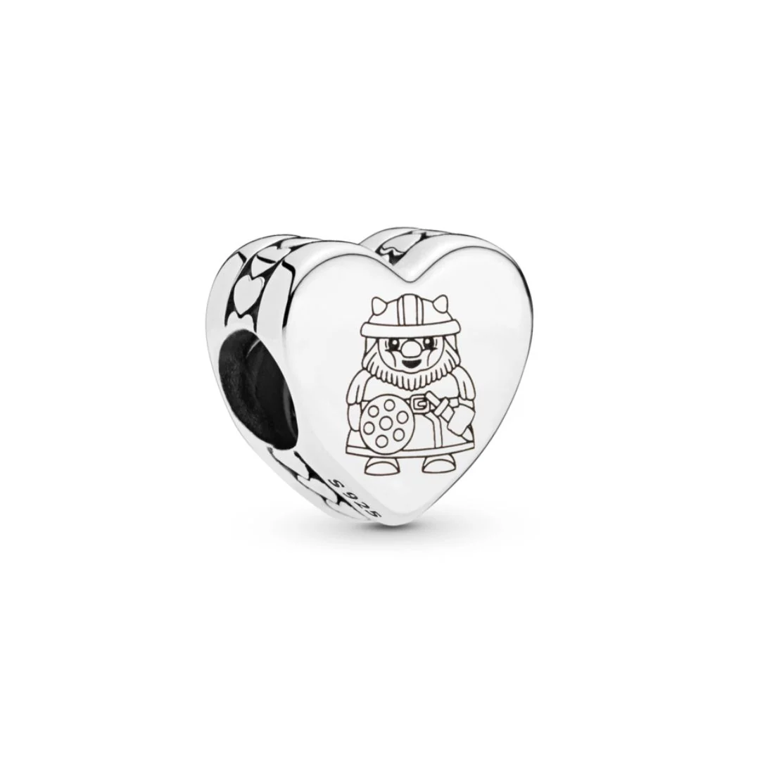 Pandora Moments Viking Heart hela, hopea, 792015C00_E046